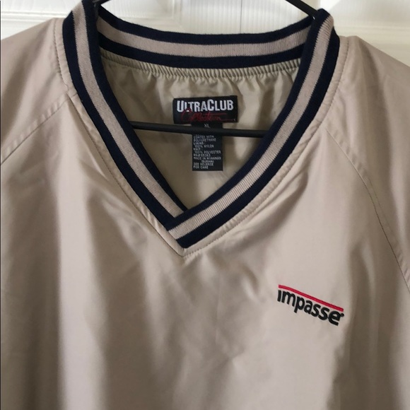 NWOT Men’s VNeck Pullover XL Beige - Picture 3 of 7